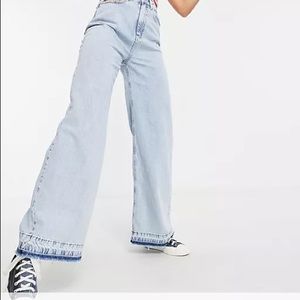 Stradivarius super wide leg jeans size 6